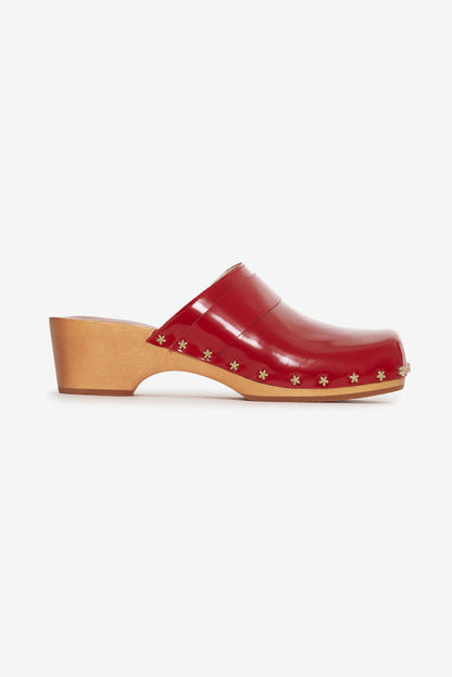 Adahlia Clog - Red | For Love and Lemons