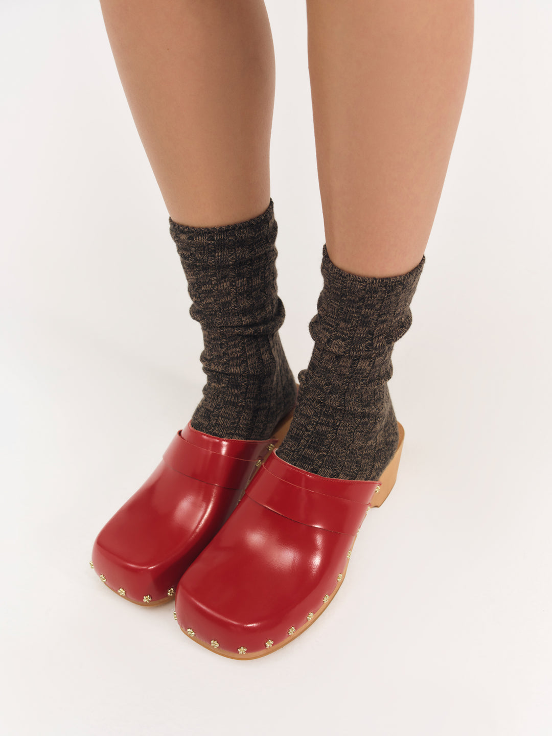 Adahlia Clog - Red | For Love and Lemons
