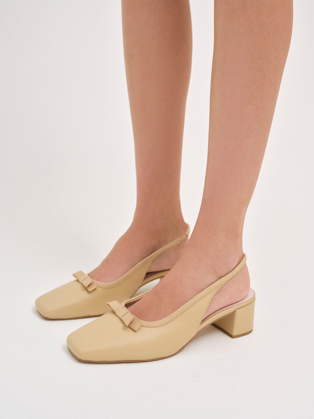 Josie Mule Heel - Nude | For Love and Lemons