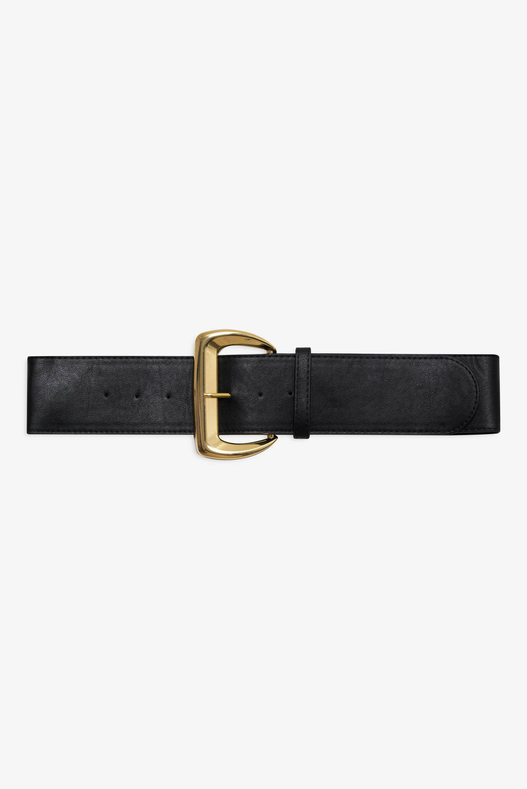 Wide Buckle Hip Belt - Black | For Love and Lemons