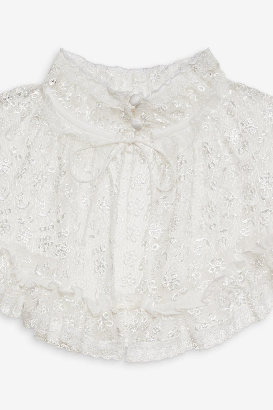 Layer Cake Chiffon Collar - White | For Love and Lemons