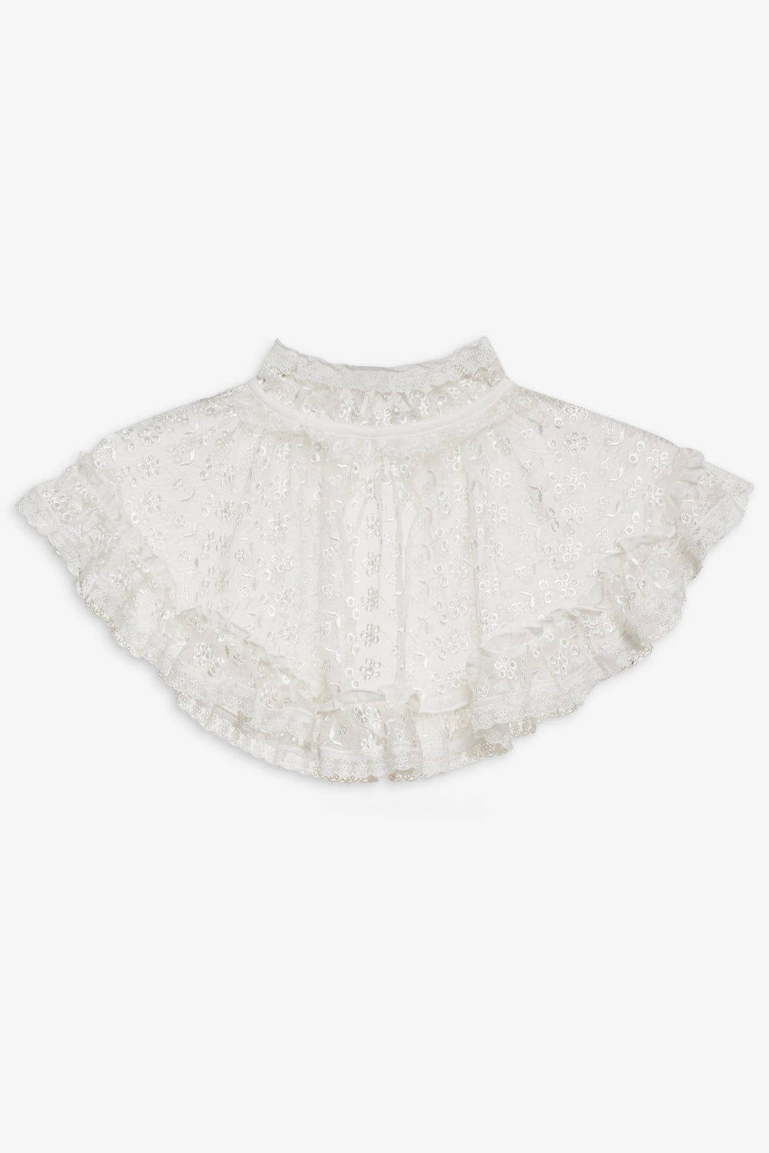 Layer Cake Chiffon Collar - White | For Love and Lemons