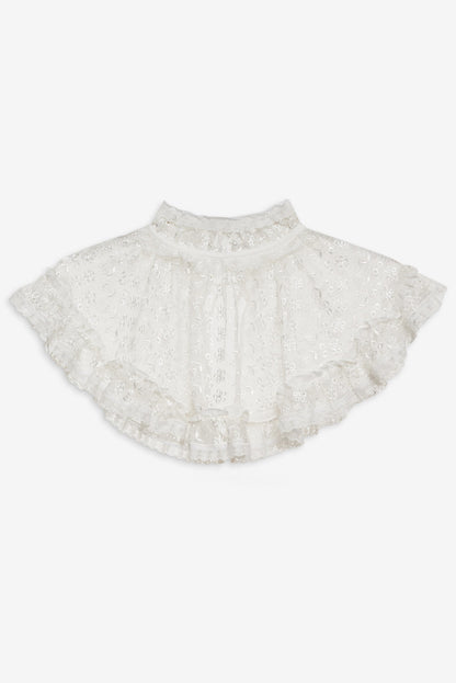 Layer Cake Chiffon Collar - White | For Love and Lemons