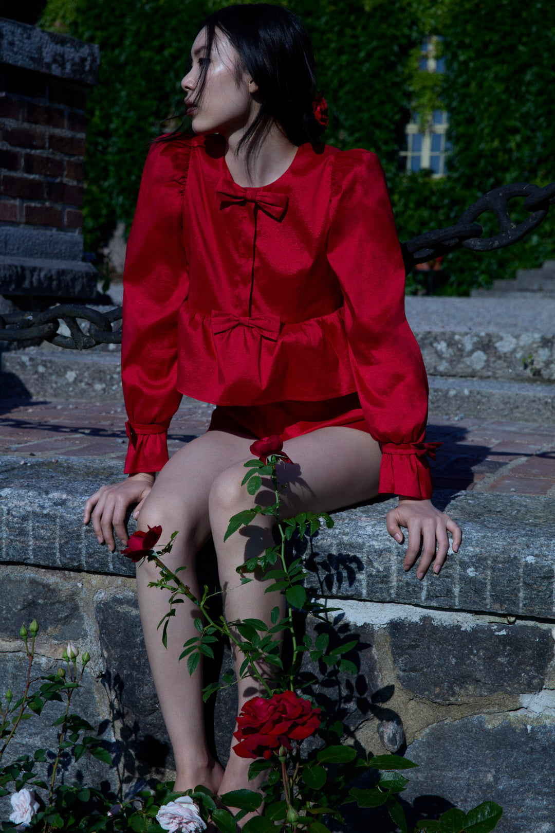 Lucia Shorts - Red | For Love and Lemons