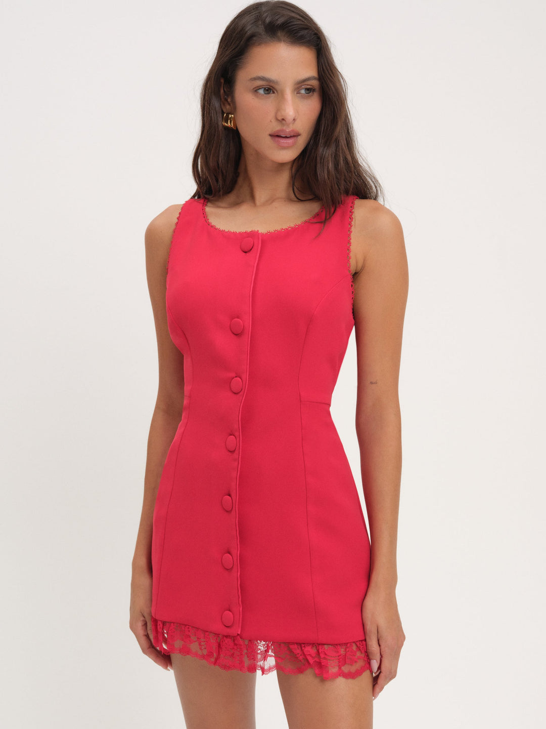 Venus Mini Dress - Red | For Love and Lemons