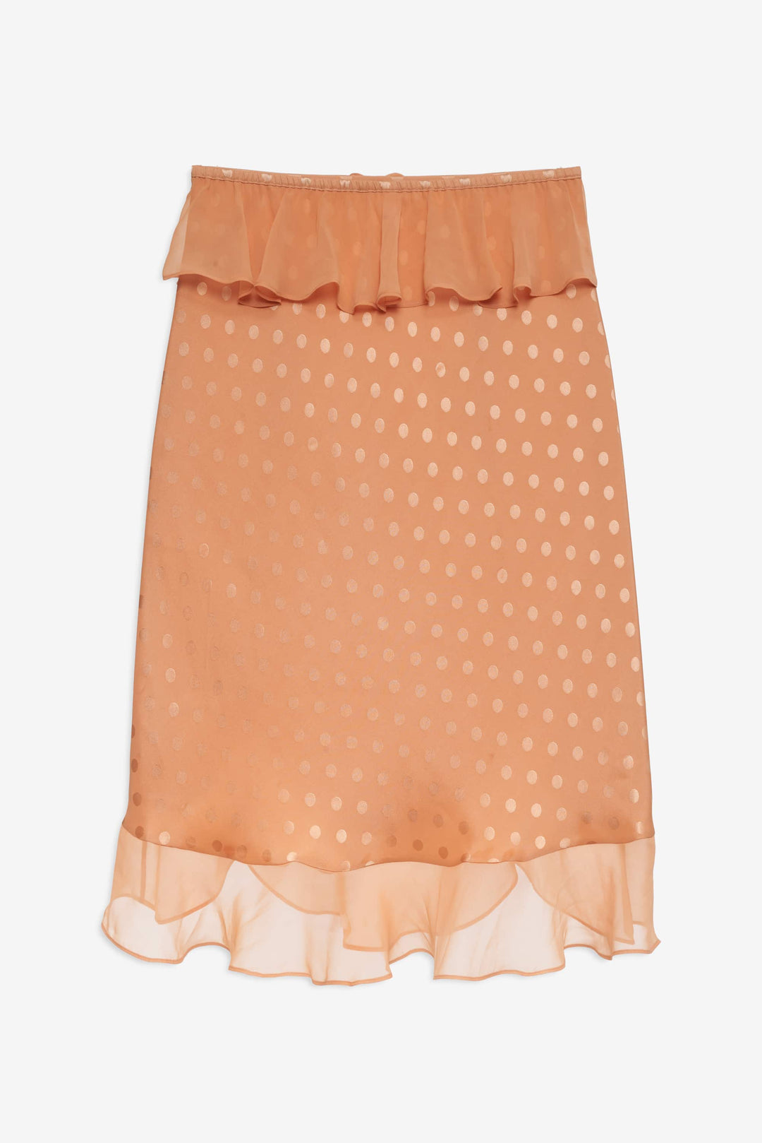 Glimmer Rosebud Midi Skirt - Rose Gold | For Love and Lemons