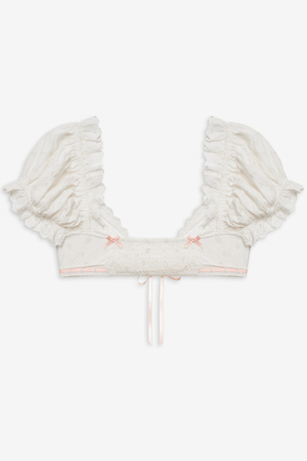 Summer Swirl Eyelet Top - White | For Love and Lemons