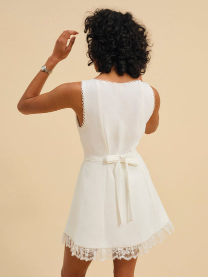Venus Mini Dress - White | For Love and Lemons
