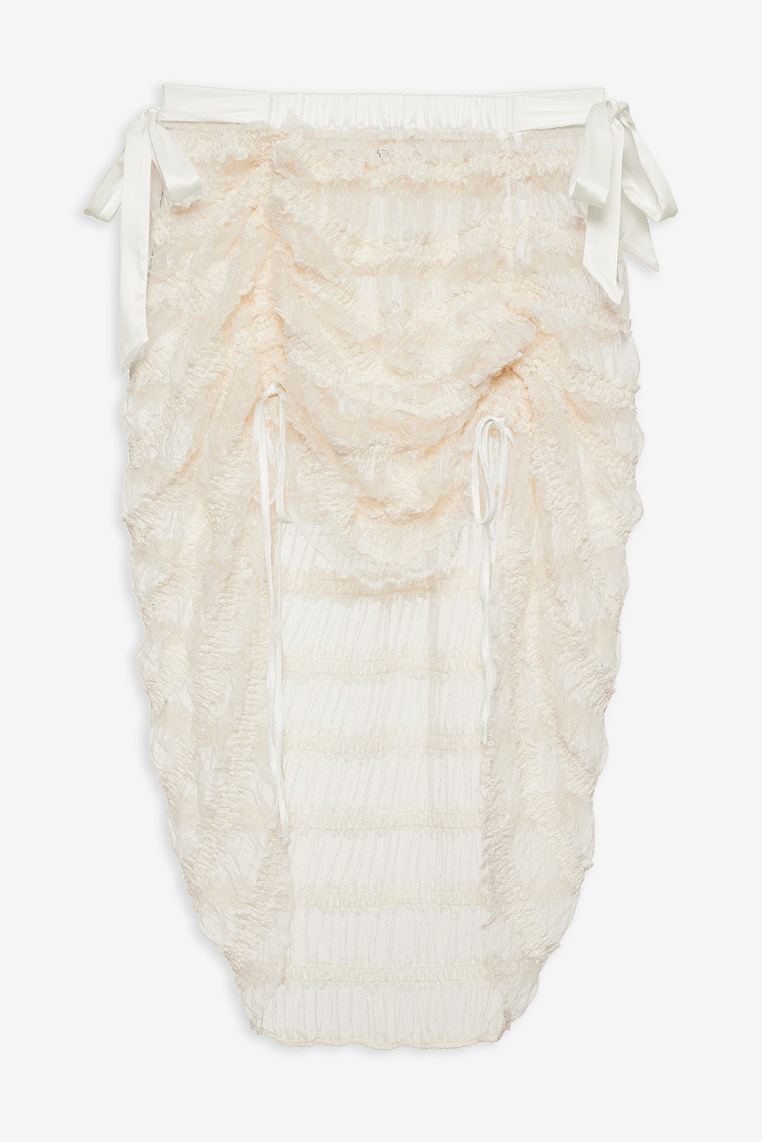 Romy Midi Slip Skirt - White | For Love and Lemons