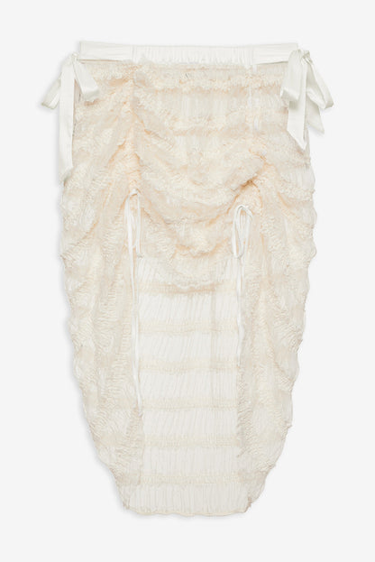 Romy Midi Slip Skirt - White | For Love and Lemons