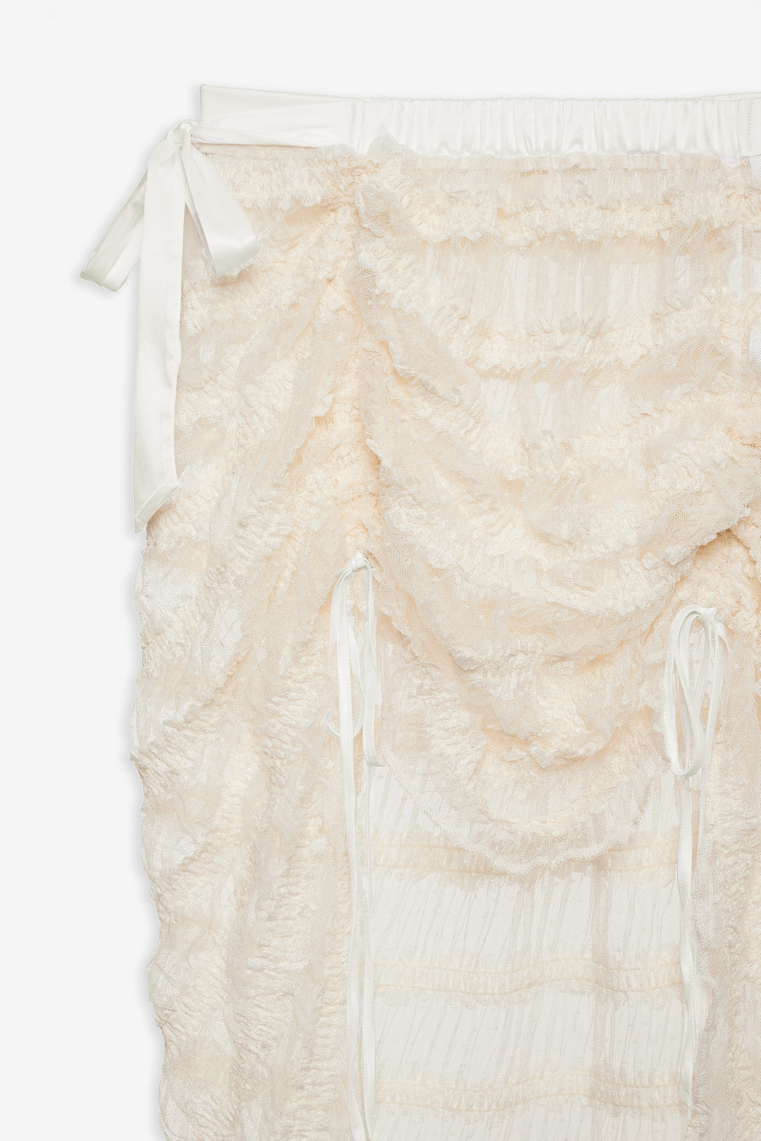 Romy Midi Slip Skirt - White | For Love and Lemons