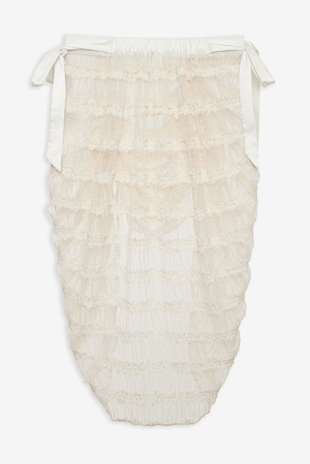Romy Midi Slip Skirt - White | For Love and Lemons