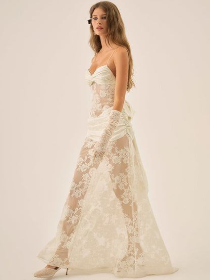 Daisy Lace Gown - Cream | For Love and Lemons
