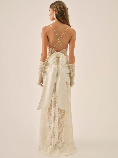 Daisy Lace Gown - Cream | For Love and Lemons