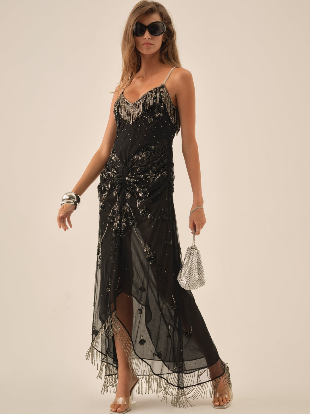 Cher Maxi Dress - Black | For Love and Lemons