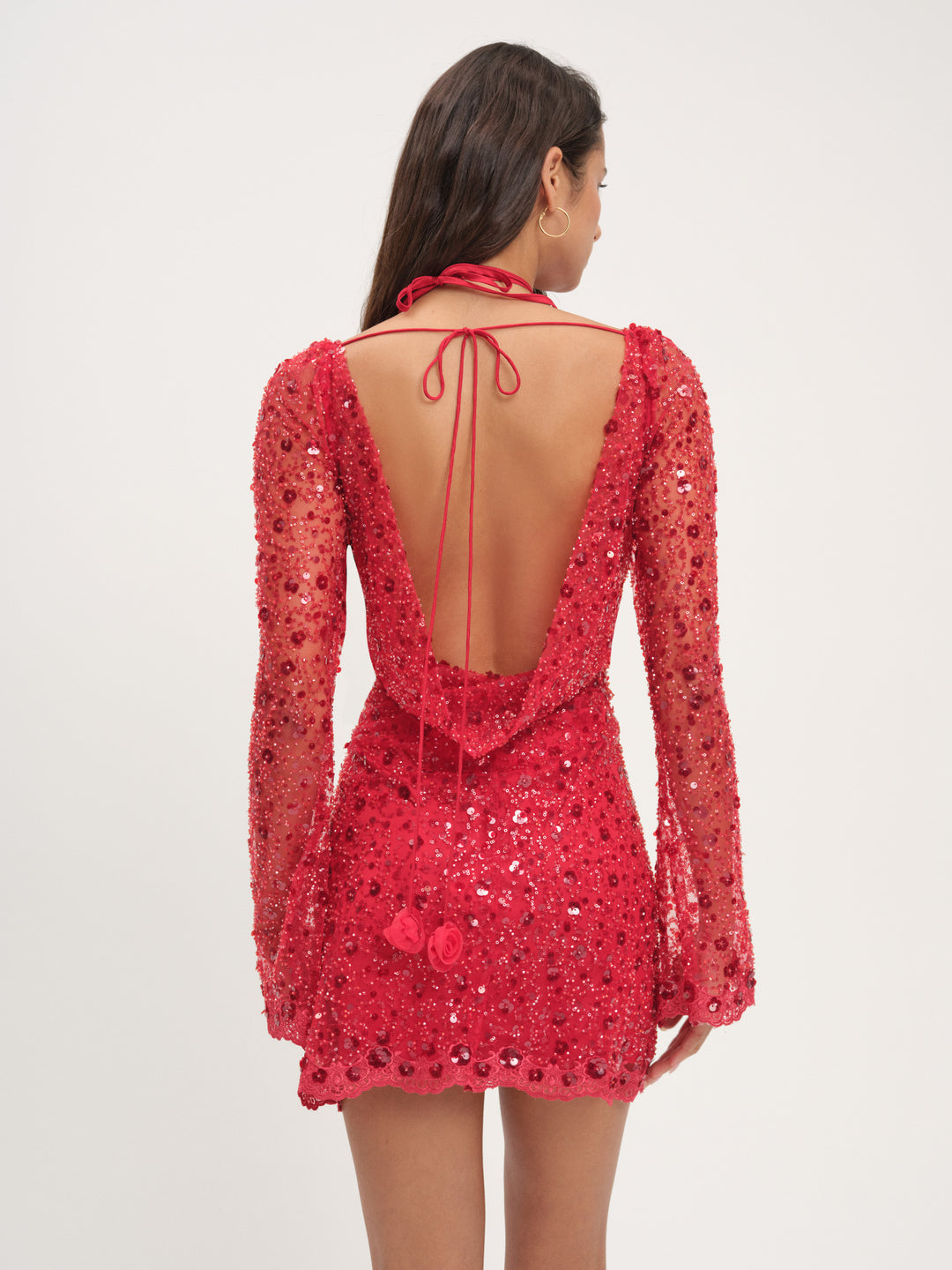Gwendolyn Mini Dress - Red | For Love and Lemons