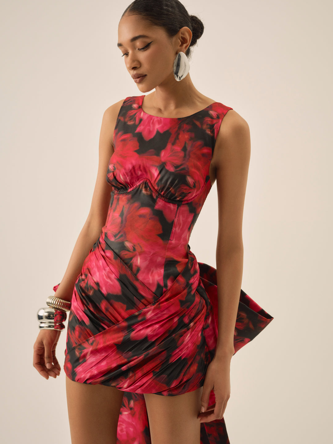 Dark Romance Mini Dress - Red | For Love and Lemons