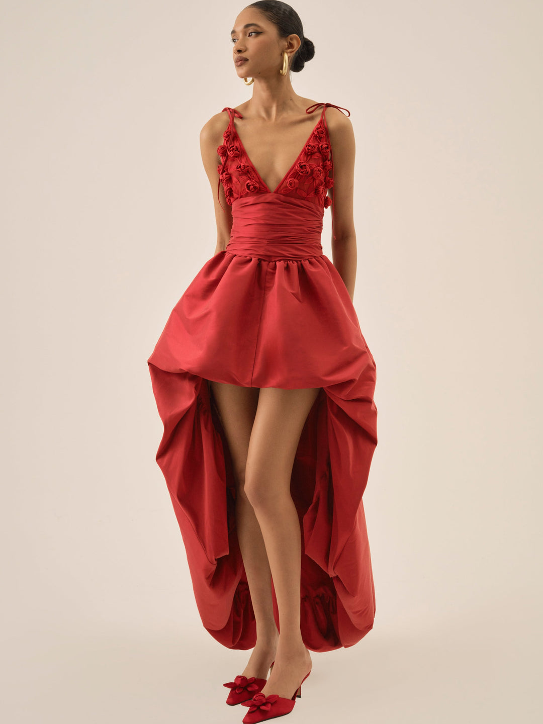 Esmeralda Gown - Red | For Love and Lemons