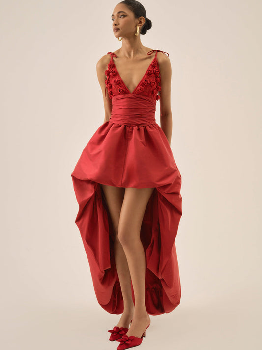 Esmeralda Gown - Red | For Love and Lemons