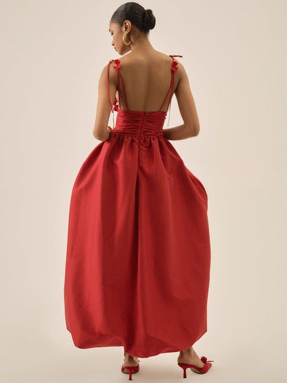 Esmeralda Gown - Red | For Love and Lemons