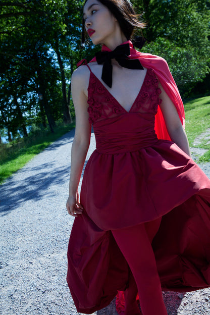 Esmeralda Gown - Red | For Love and Lemons