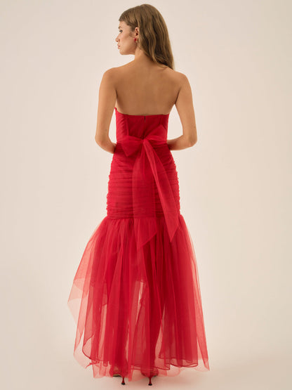 Serafina Gown - Red | For Love and Lemons