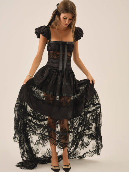Annabelle Lace Gown - Black | For Love and Lemons