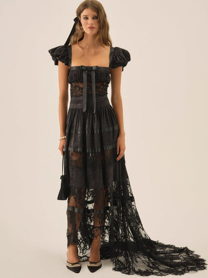Annabelle Lace Gown - Black | For Love and Lemons