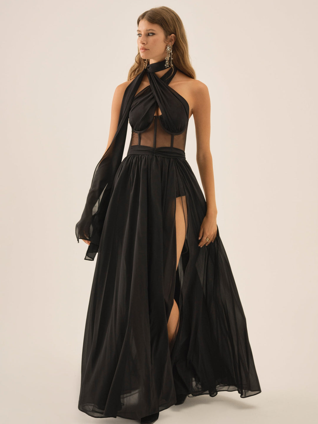Anya Gown  - Black | For Love and Lemons