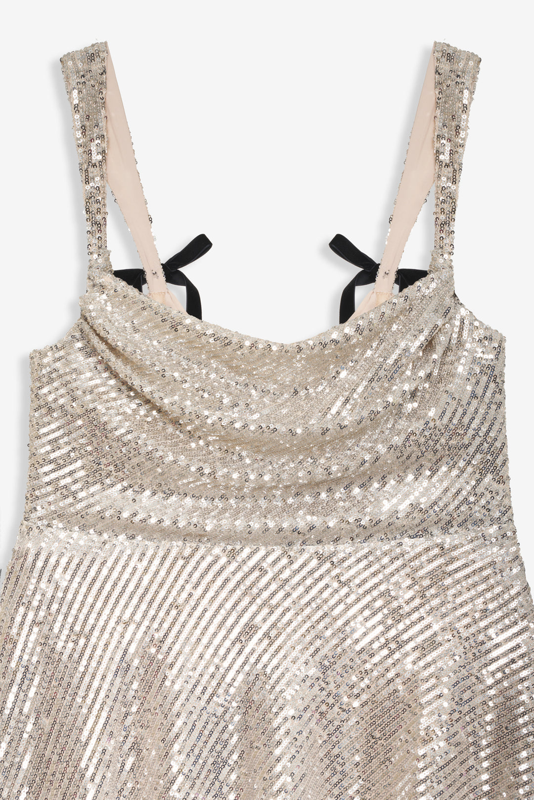 Candice Mini Dress - Silver | For Love and Lemons