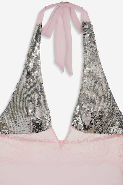 Maia Maxi Slip Dress - Pink | For Love and Lemons
