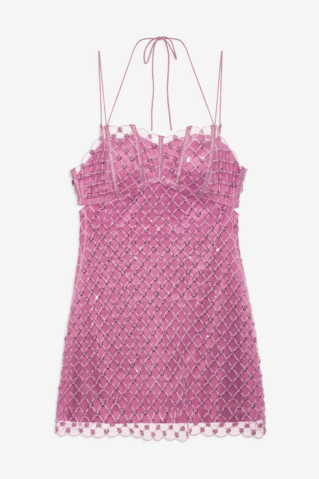 Dazzle Me Slip Dress - Pink | For Love and Lemons