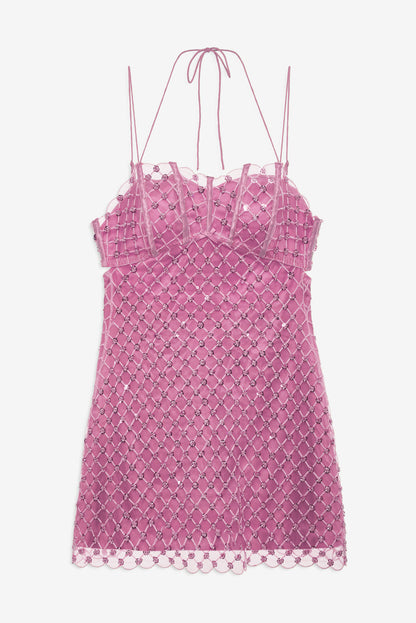 Dazzle Me Slip Dress - Pink | For Love and Lemons