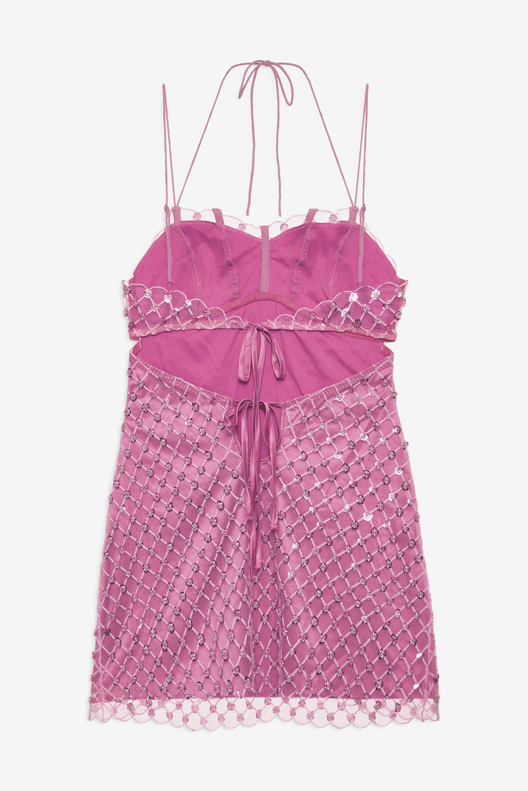 Dazzle Me Slip Dress - Pink | For Love and Lemons