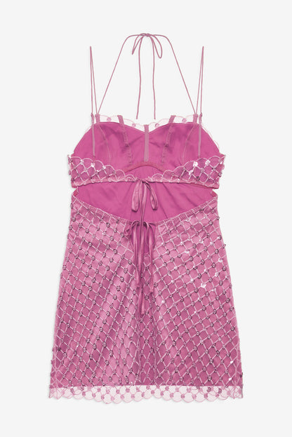 Dazzle Me Slip Dress - Pink | For Love and Lemons
