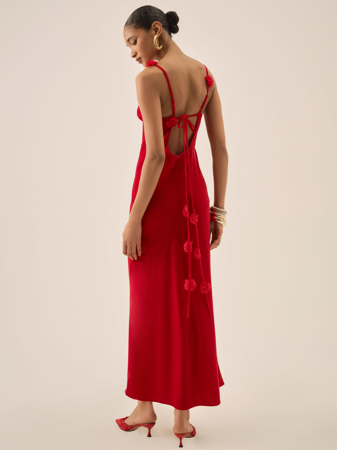 Huda Maxi Dress - Red | For Love and Lemons
