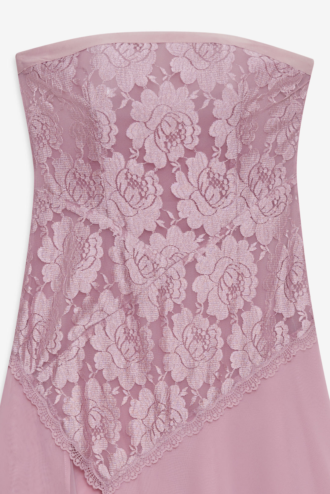 Claudia Rose Lace Strapless Midi Dress - Mulberry | For Love and Lemons
