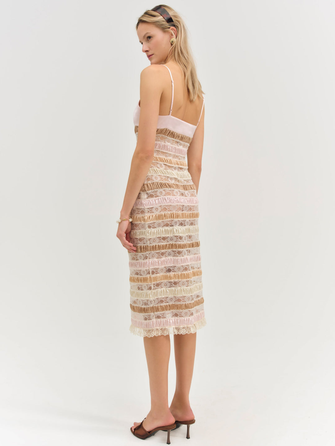 Layer Cake Midi Dress - Pink | For Love and Lemons