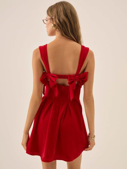 August Mini Dress - Red | For Love and Lemons