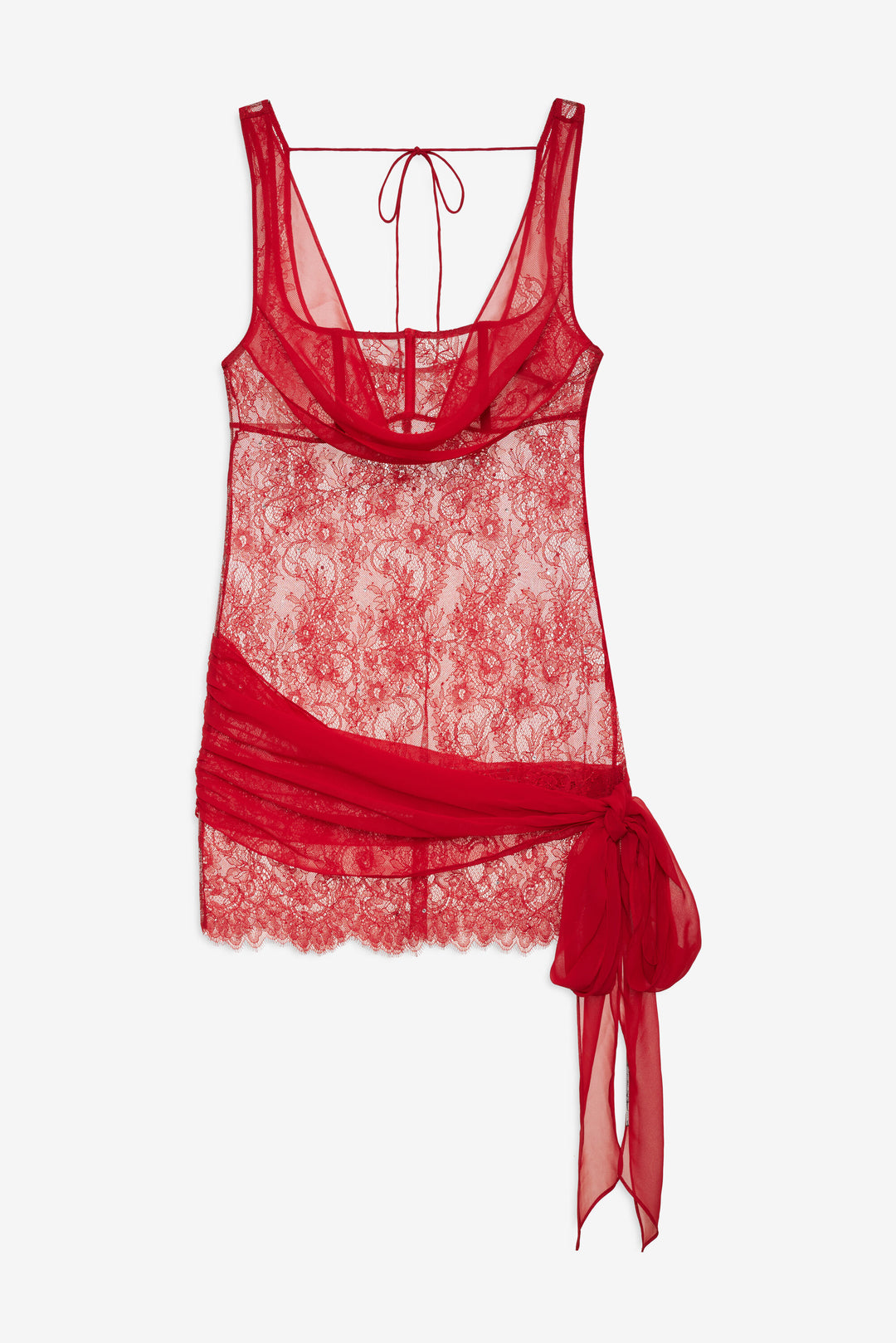 Sonja Slip Dress - Red | For Love and Lemons