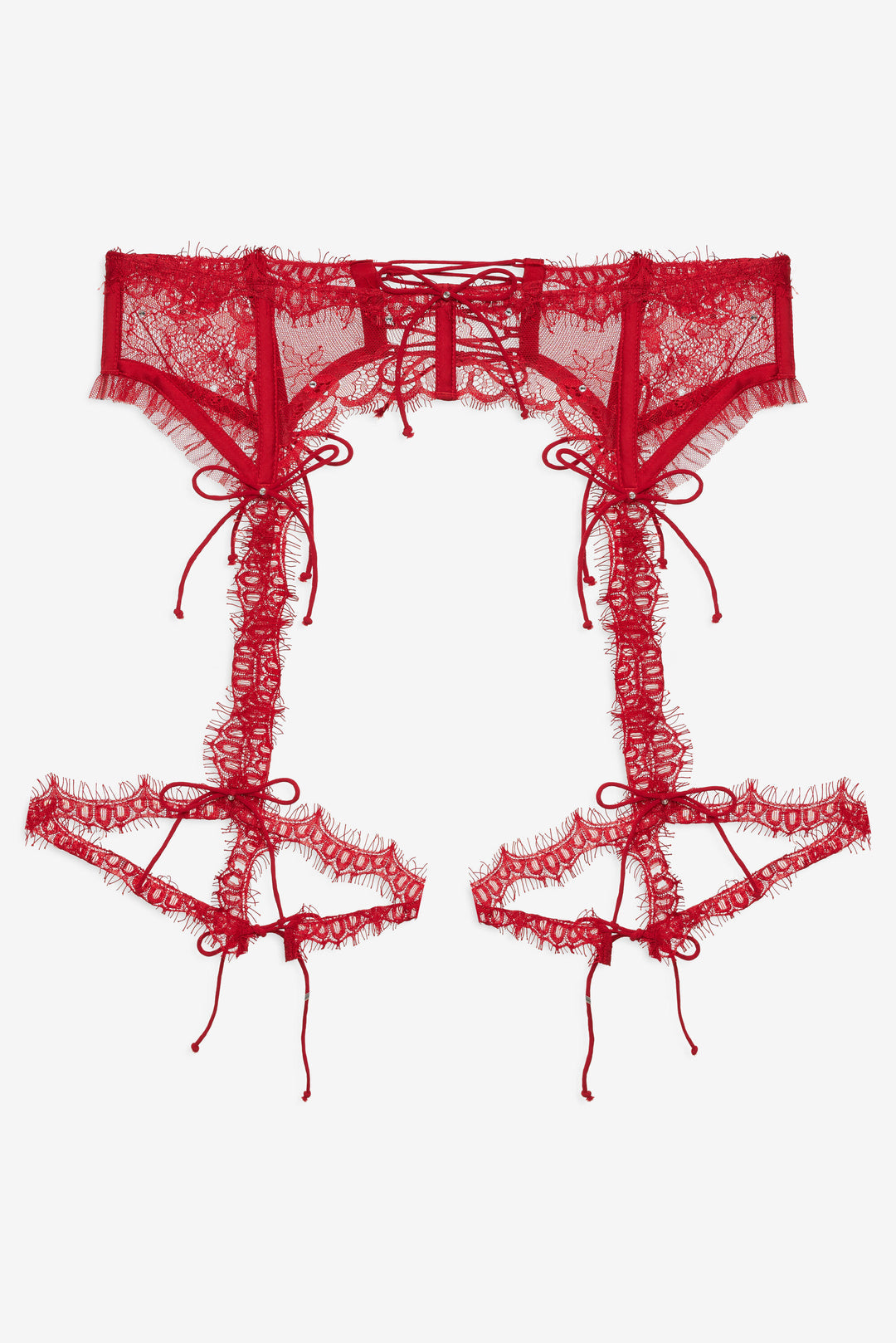 Sonja Garter Belt - Red | For Love and Lemons