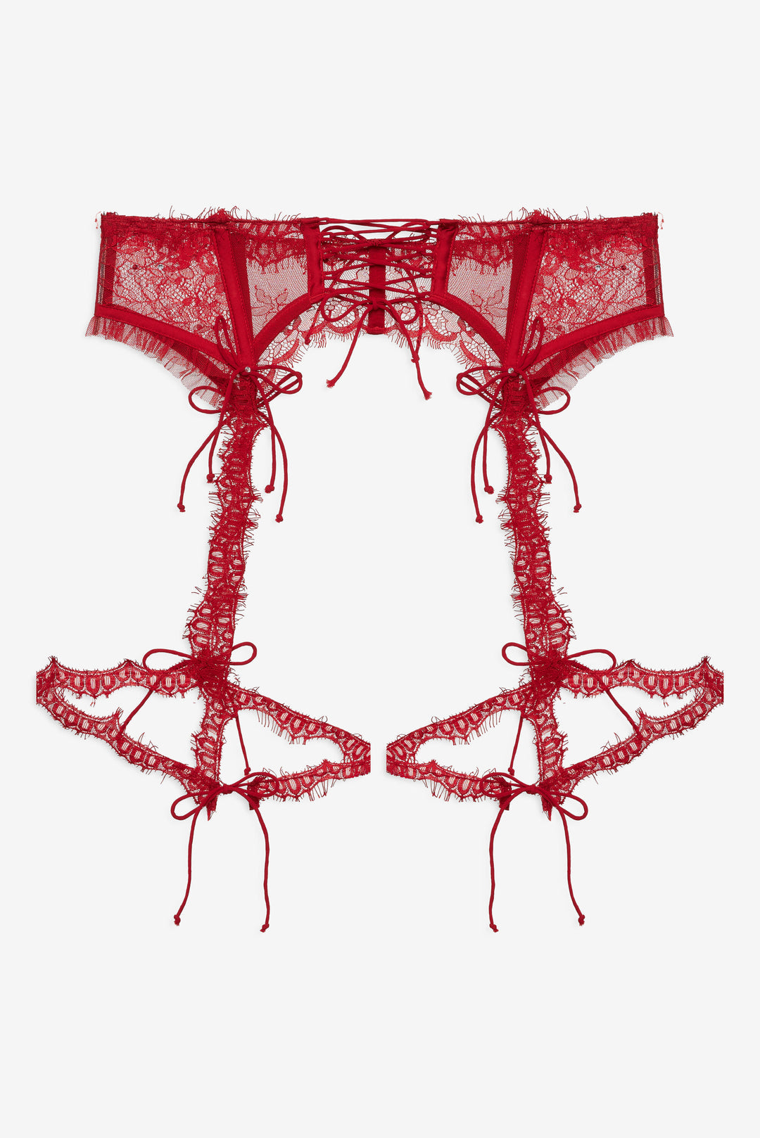 Sonja Garter Belt - Red | For Love and Lemons