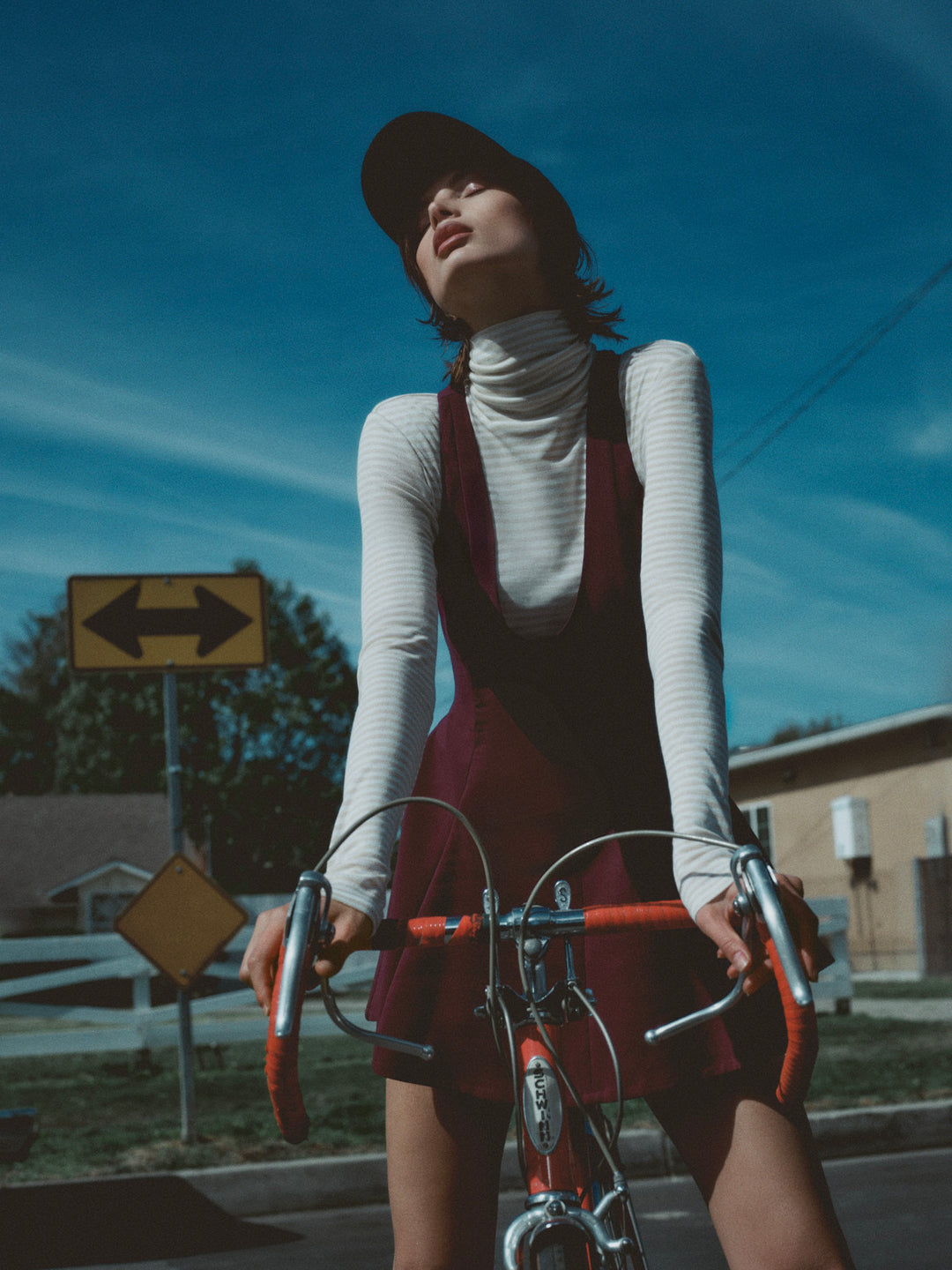 Selena Mini Dress - Burgundy | For Love and Lemons