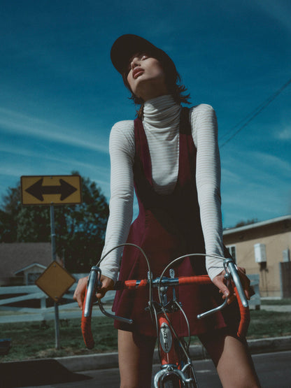 Selena Mini Dress - Burgundy | For Love and Lemons