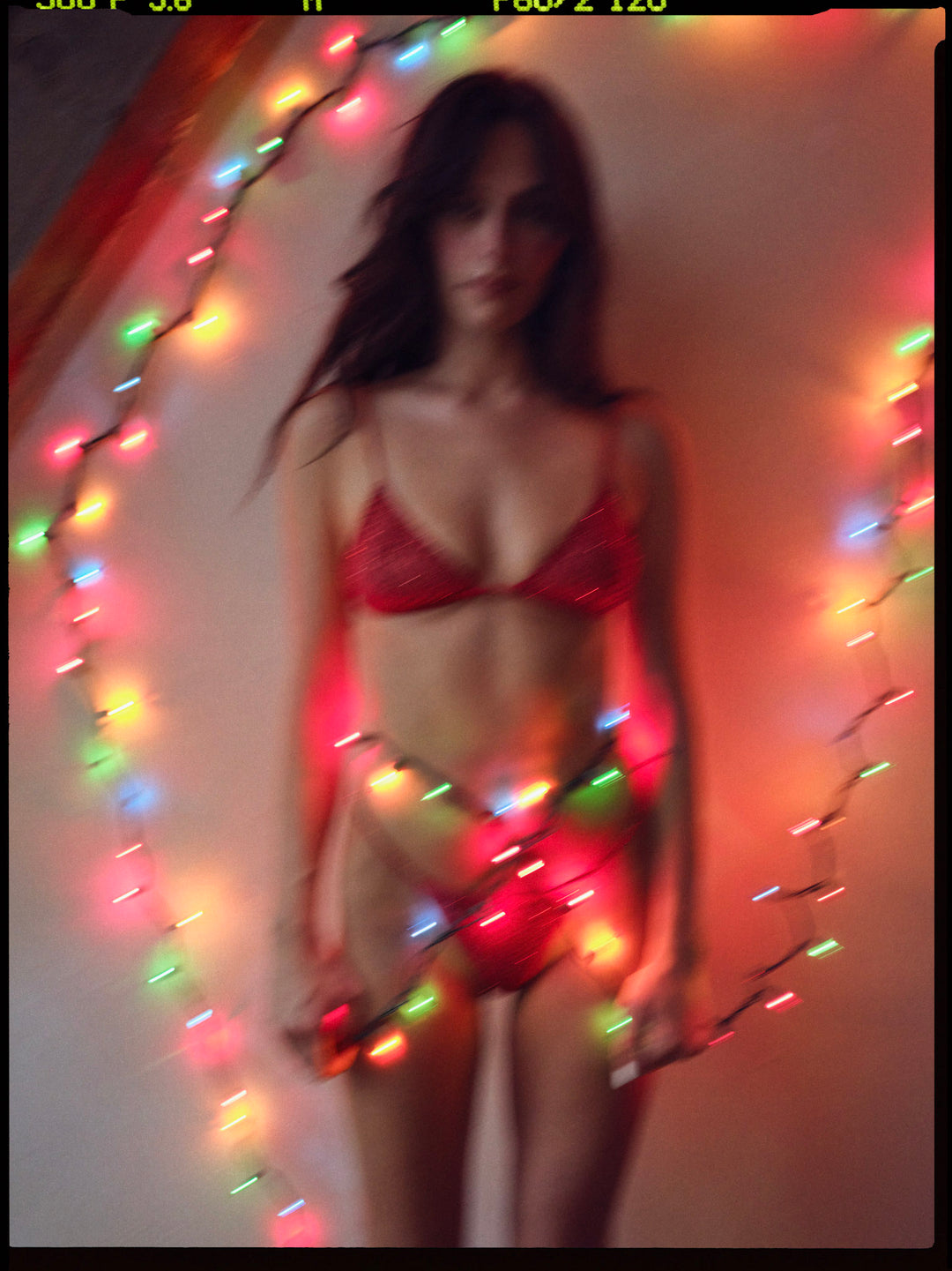 Glitter Bralette - Red | For Love and Lemons