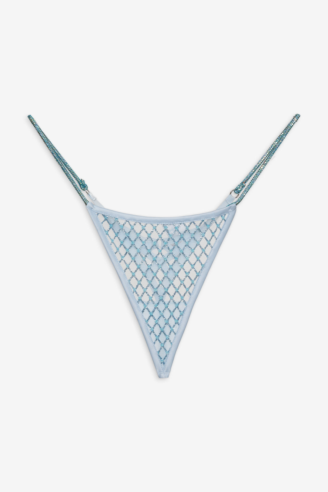 Glitter Thong Panty - Blue | For Love and Lemons