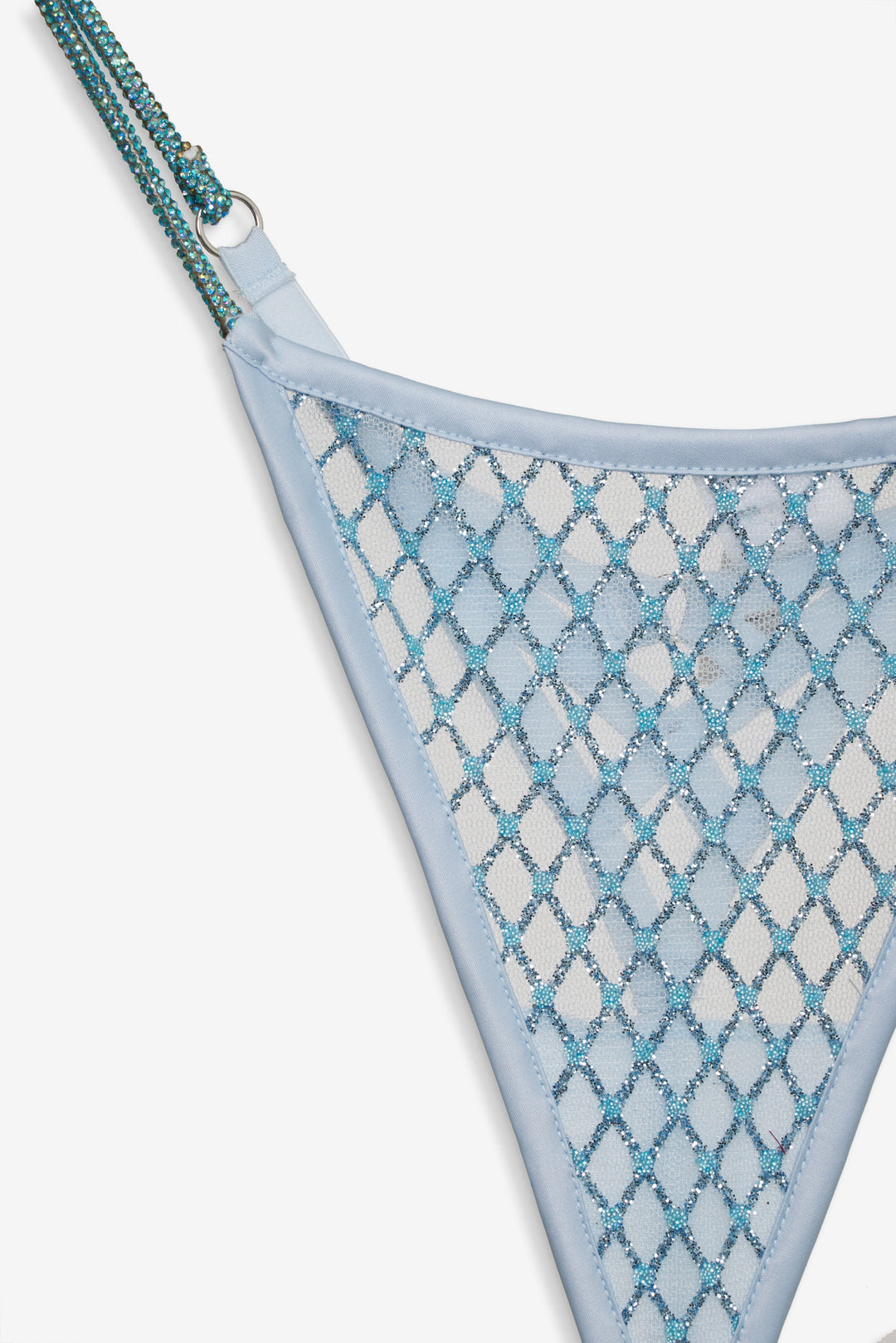 Glitter Thong Panty - Blue | For Love and Lemons