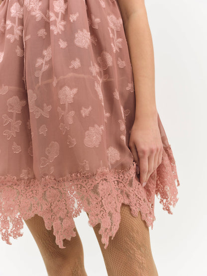 Olivia Mini Dress - Mahogany | For Love and Lemons