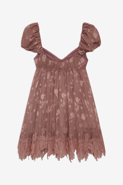 Olivia Mini Dress - Mahogany | For Love and Lemons