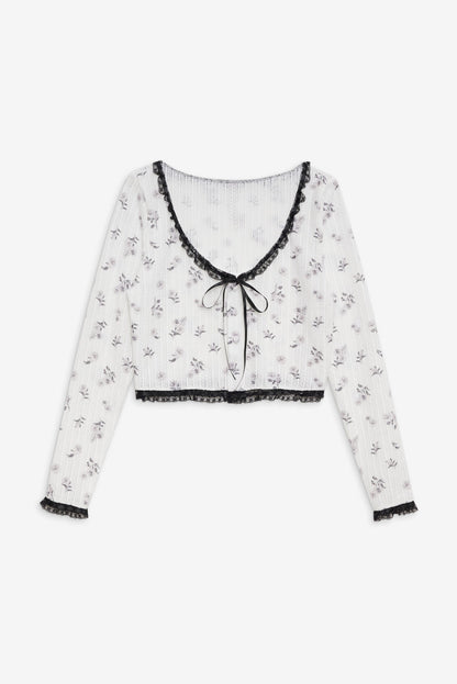 Fawn Cardigan - White | For Love and Lemons